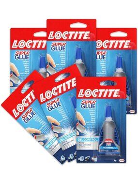 Super Glue Gel Control - Clear Instant Adhesive for Plastic, Wood, Metal